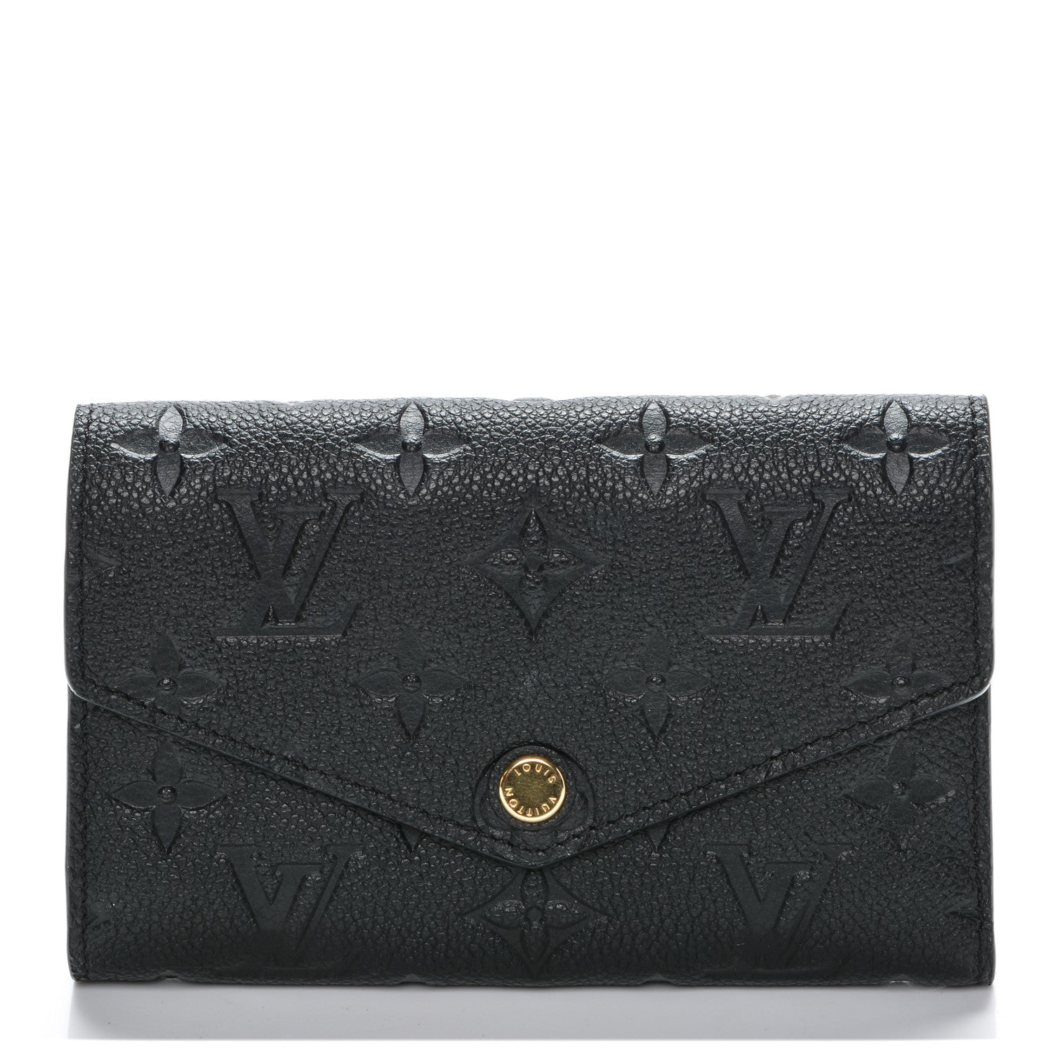 Louis Vuitton Empreinte Compact Curieuse Wallet Black 1 of 6