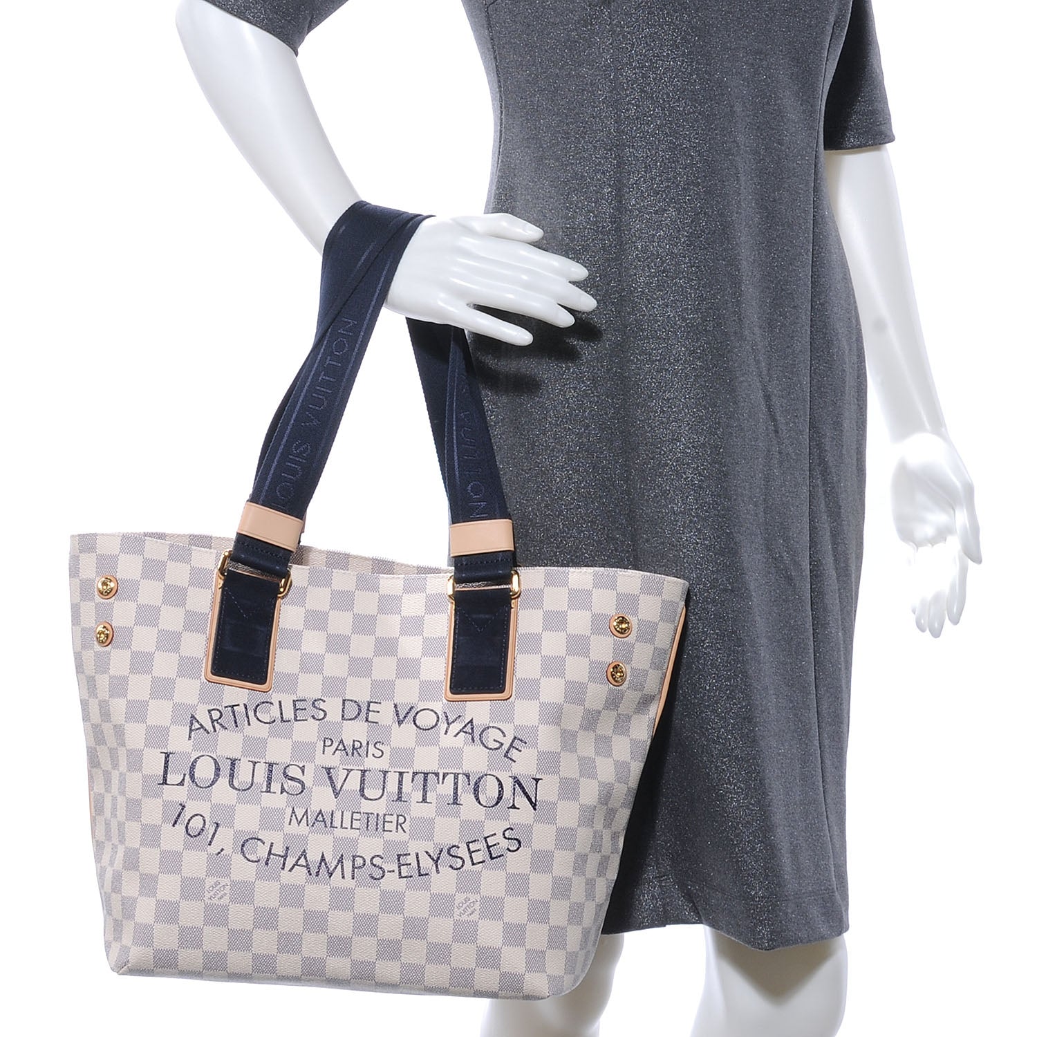 Louis Vuitton Damier Azur Beach Cabas PM 2 of 7