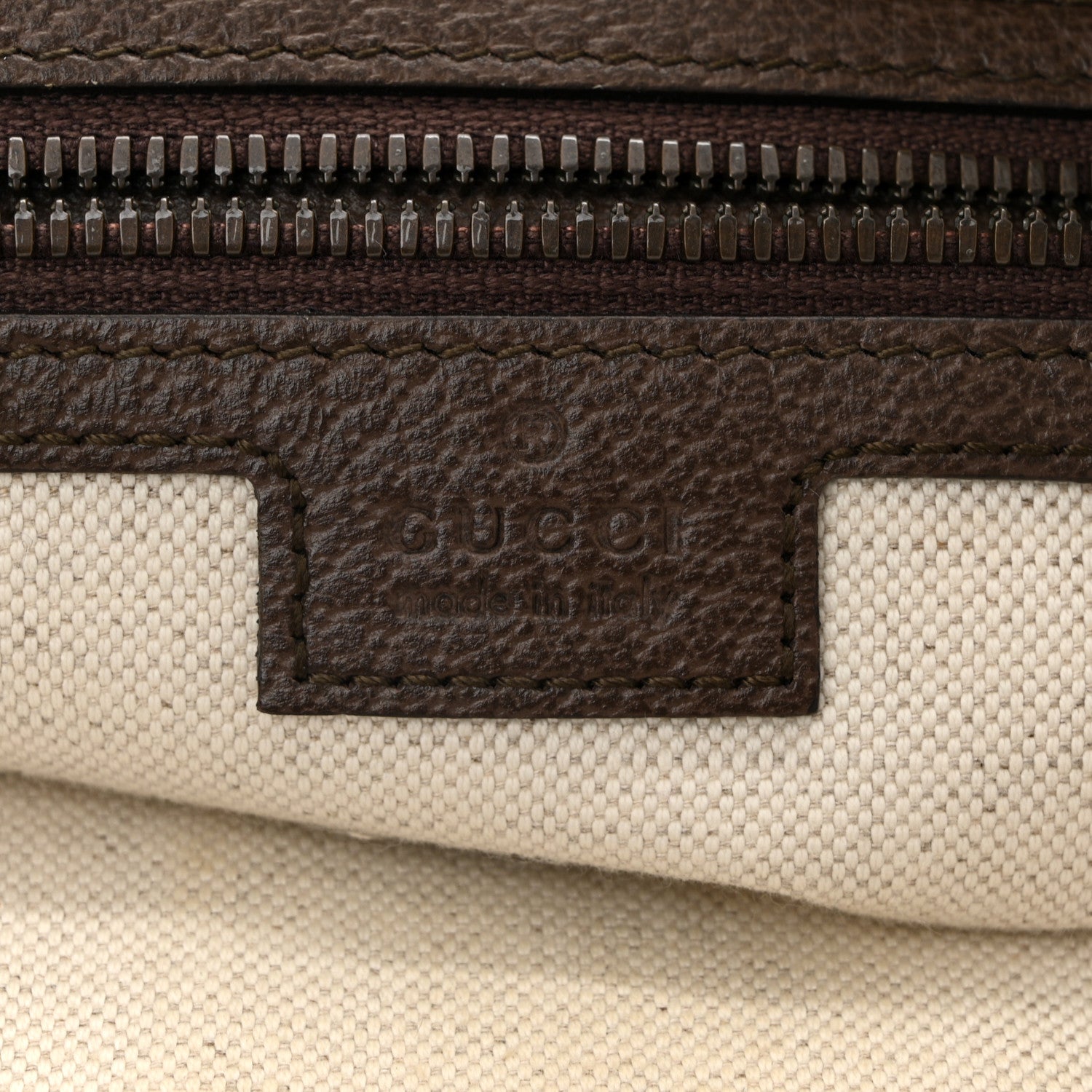 Gucci GG Supreme Monogram Web Small Ophidia Half Moon Hobo Brown 6 of 11