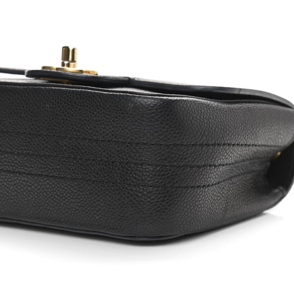 Chanel Grained Calfskin Mini Square Classic Pure Flap Black 10 of 12