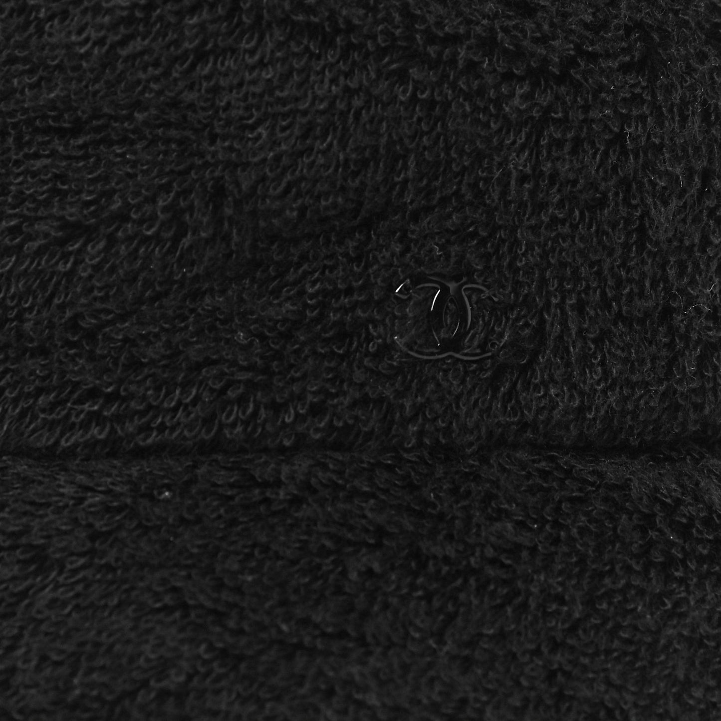 Terry Cloth CC Bucket Hat M Black