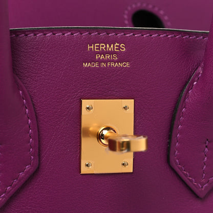 Hermes Swift Birkin 25 Anemone 6 of 13