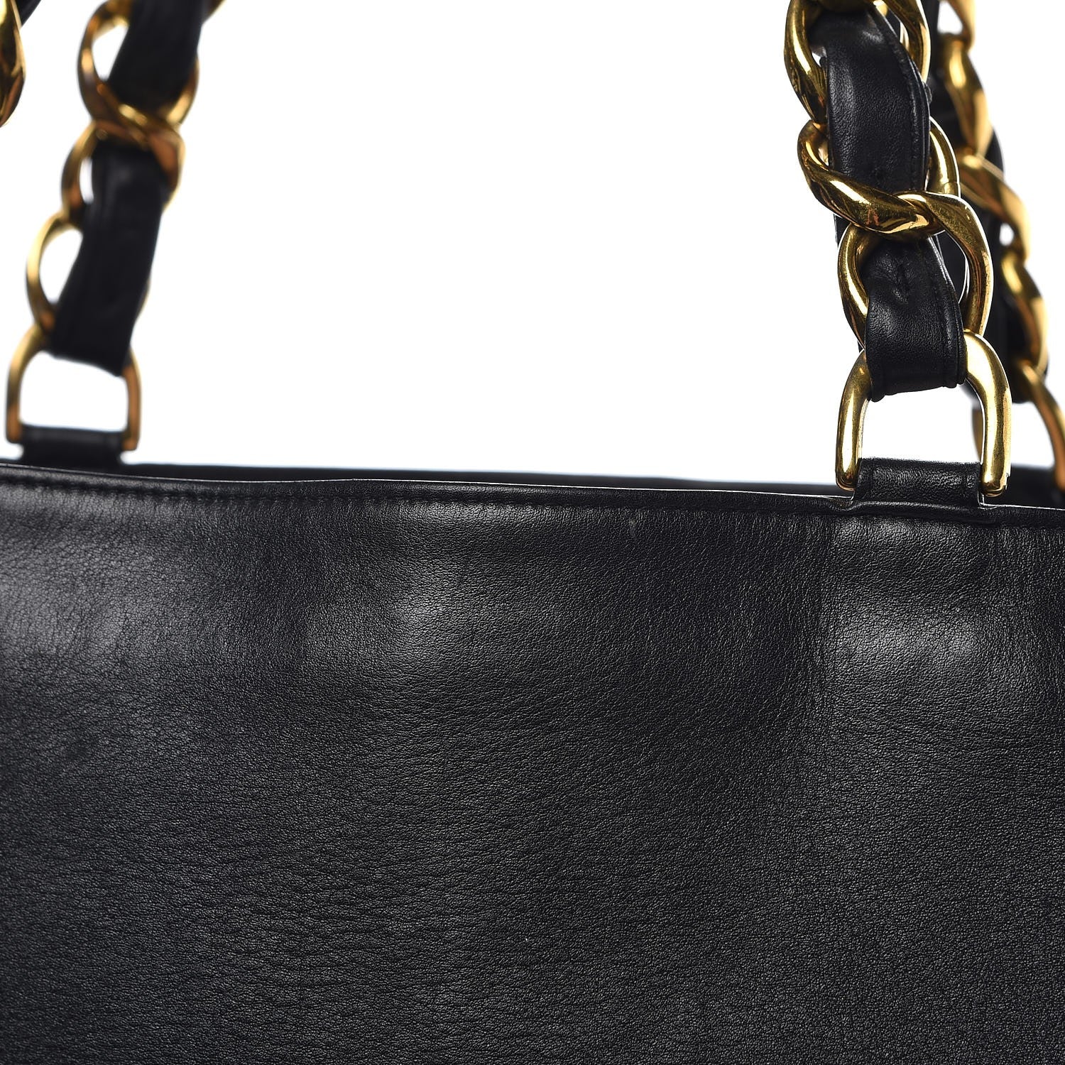 Chanel Calfskin CC Tote Black 10 of 12