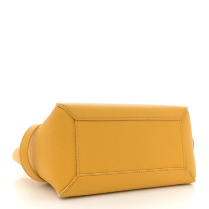 Celine Grained Calfskin Nano Belt Bag Sunflower 4 of 15