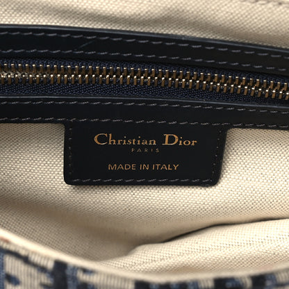 Christian Dior Oblique Saddle Bag Blue 6 of 10