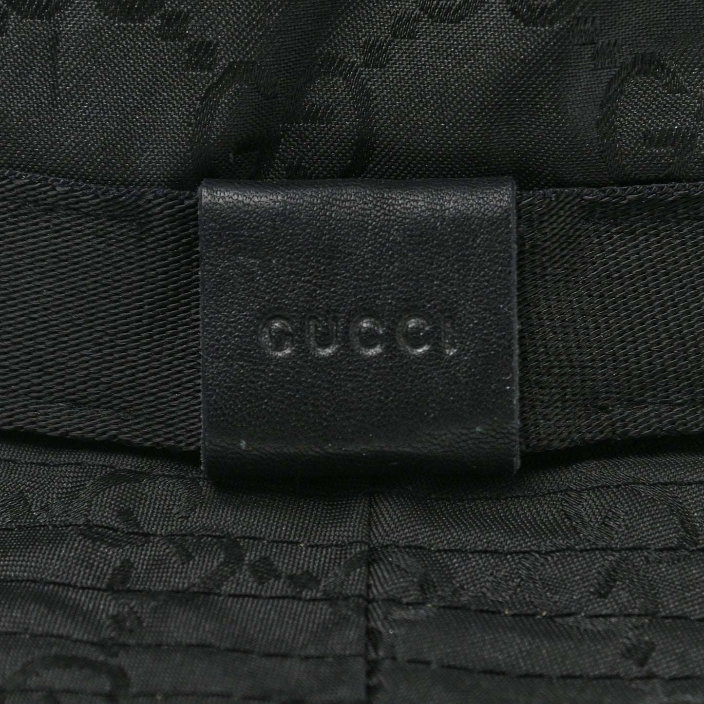 Nylon Monogram Bucket Hat M Black