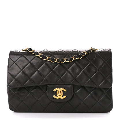 Chanel Lambskin Quilted Small Double Flap Black 1 of 13