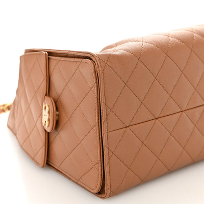 Chanel Caviar Quilted Medium Chanel 25 Handbag Brown 10 of 12