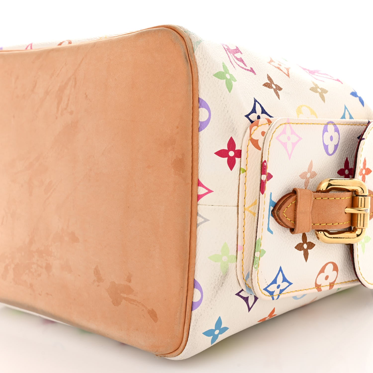 Louis Vuitton Monogram Multicolor Petit Noe White 9 of 12