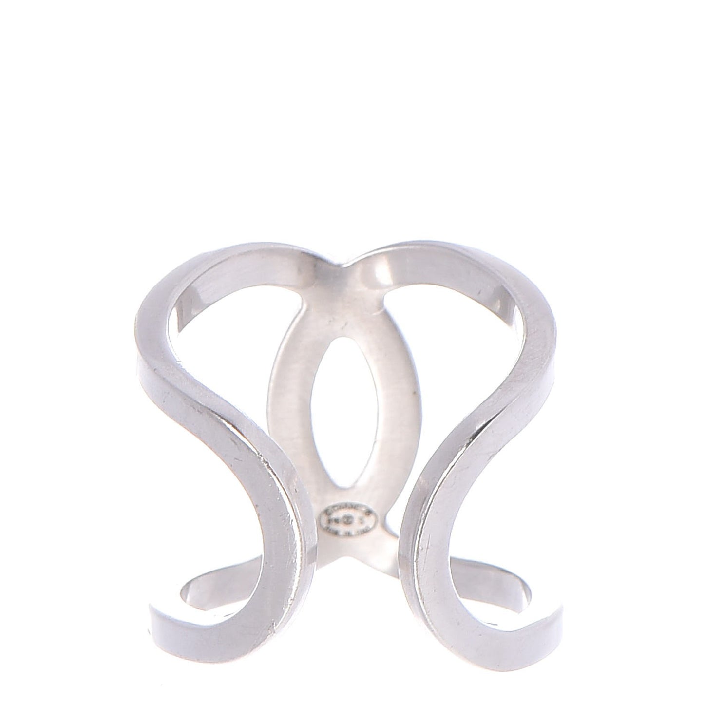 Metal CC Ring 57 8 Silver