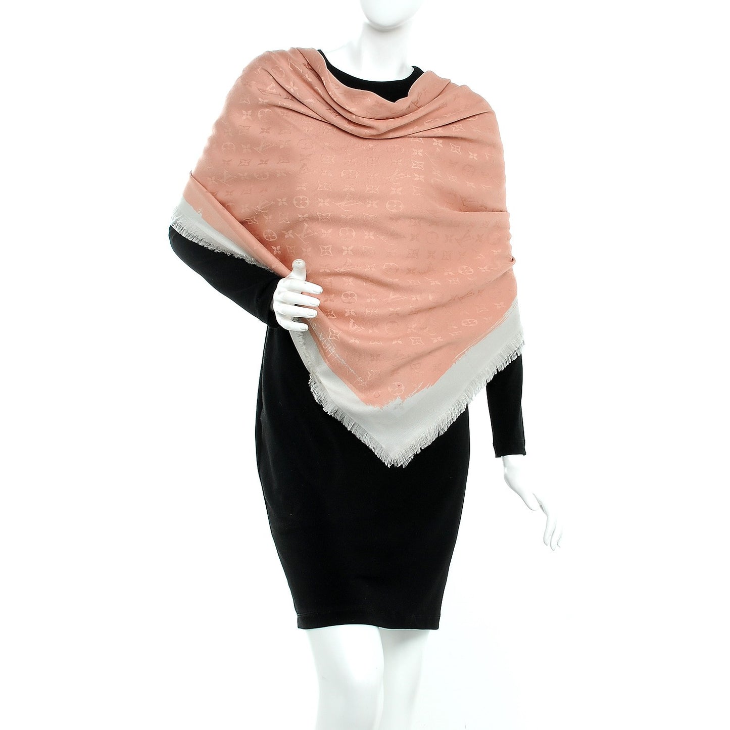 Silk Monogram Arty Shawl