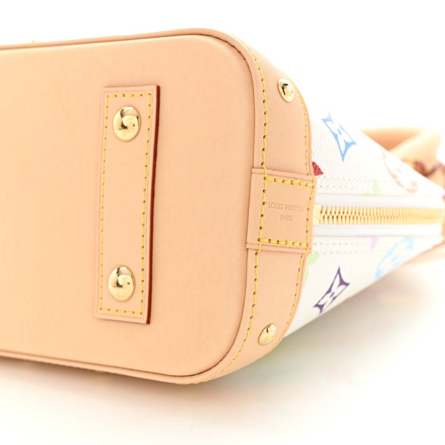 LV x TM Monogram Multicolor Alma BB White