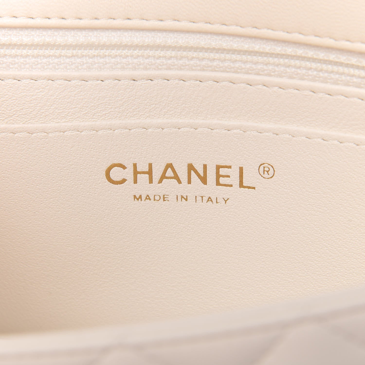 Chanel Lambskin Quilted Mini Rectangular Flap White 8 of 11