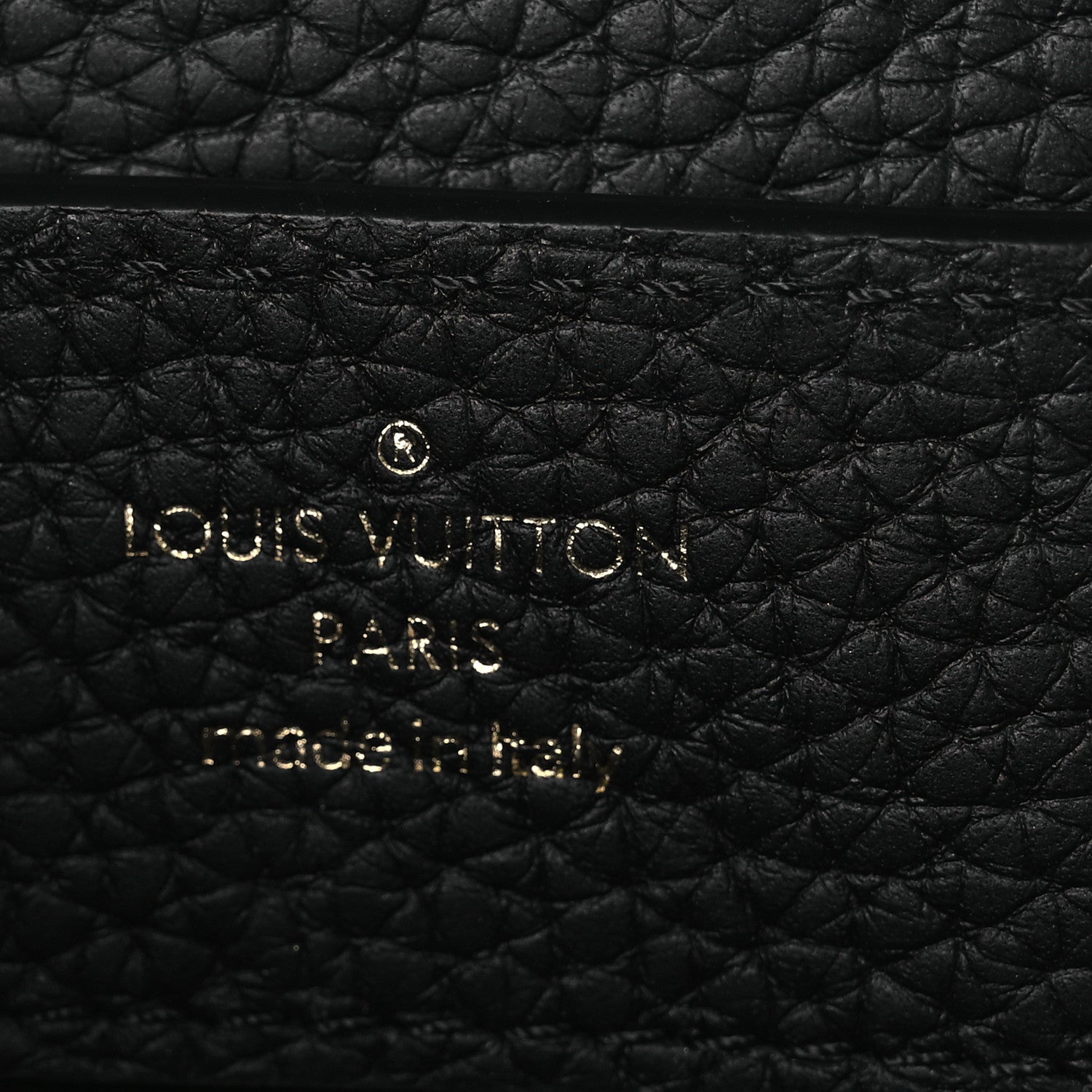 Louis Vuitton Taurillon Mini Capucines Black 6 of 11