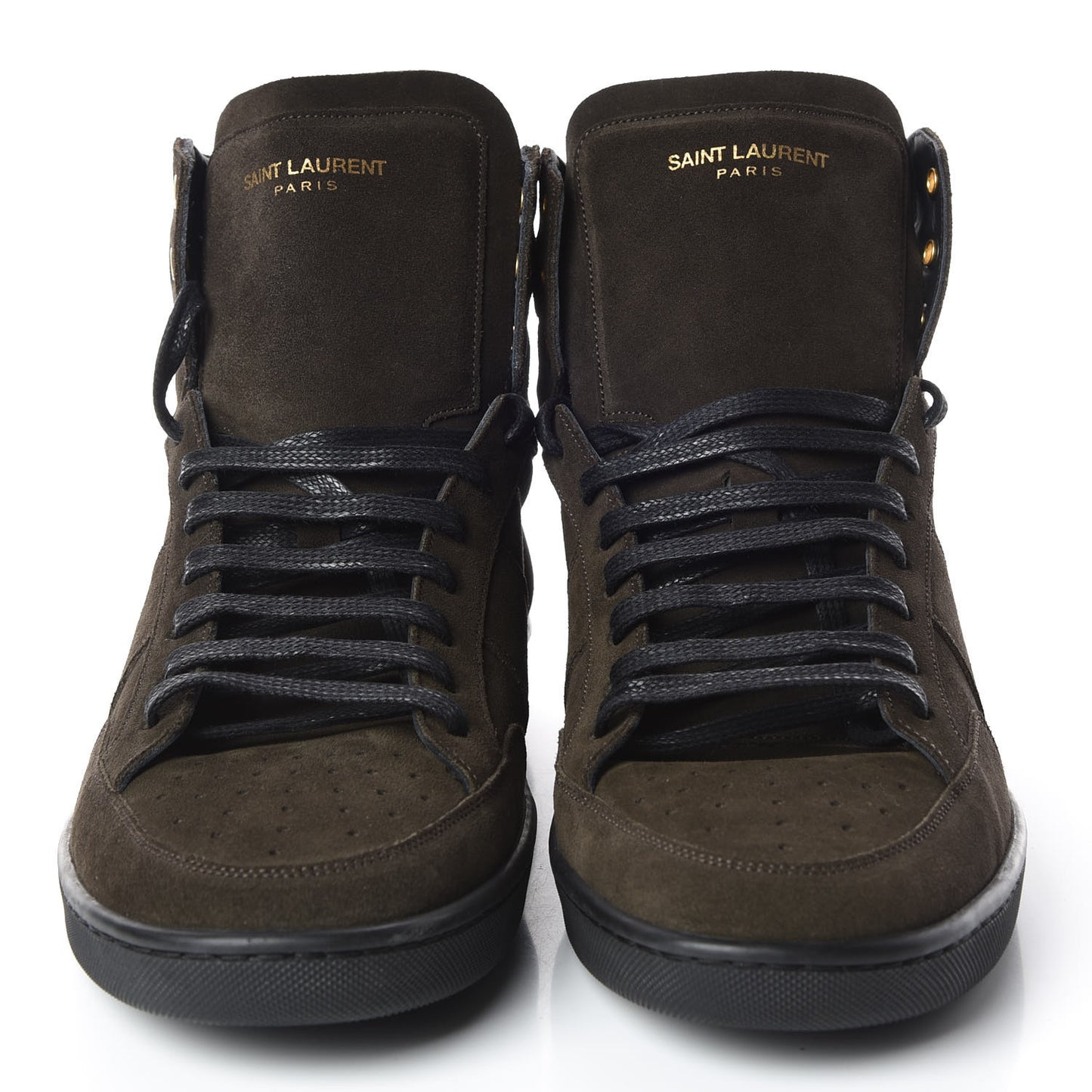 Suede Mens Soho SL/01H High Top Sneakers 43.5 Haunting Green