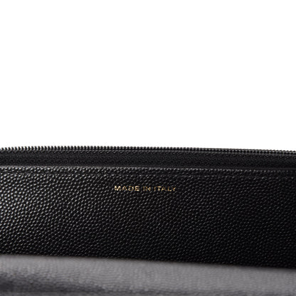 Chanel Caviar Quilted Boy Wallet On Chain WOC Black 10 of 12