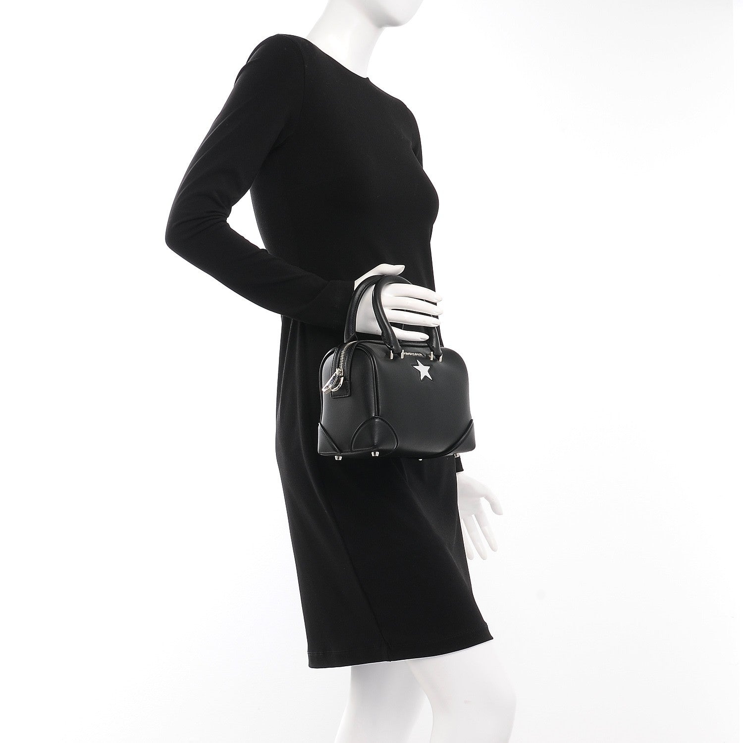 Givenchy Calfskin Star Micro Lucrezia Black Silver 3 of 8