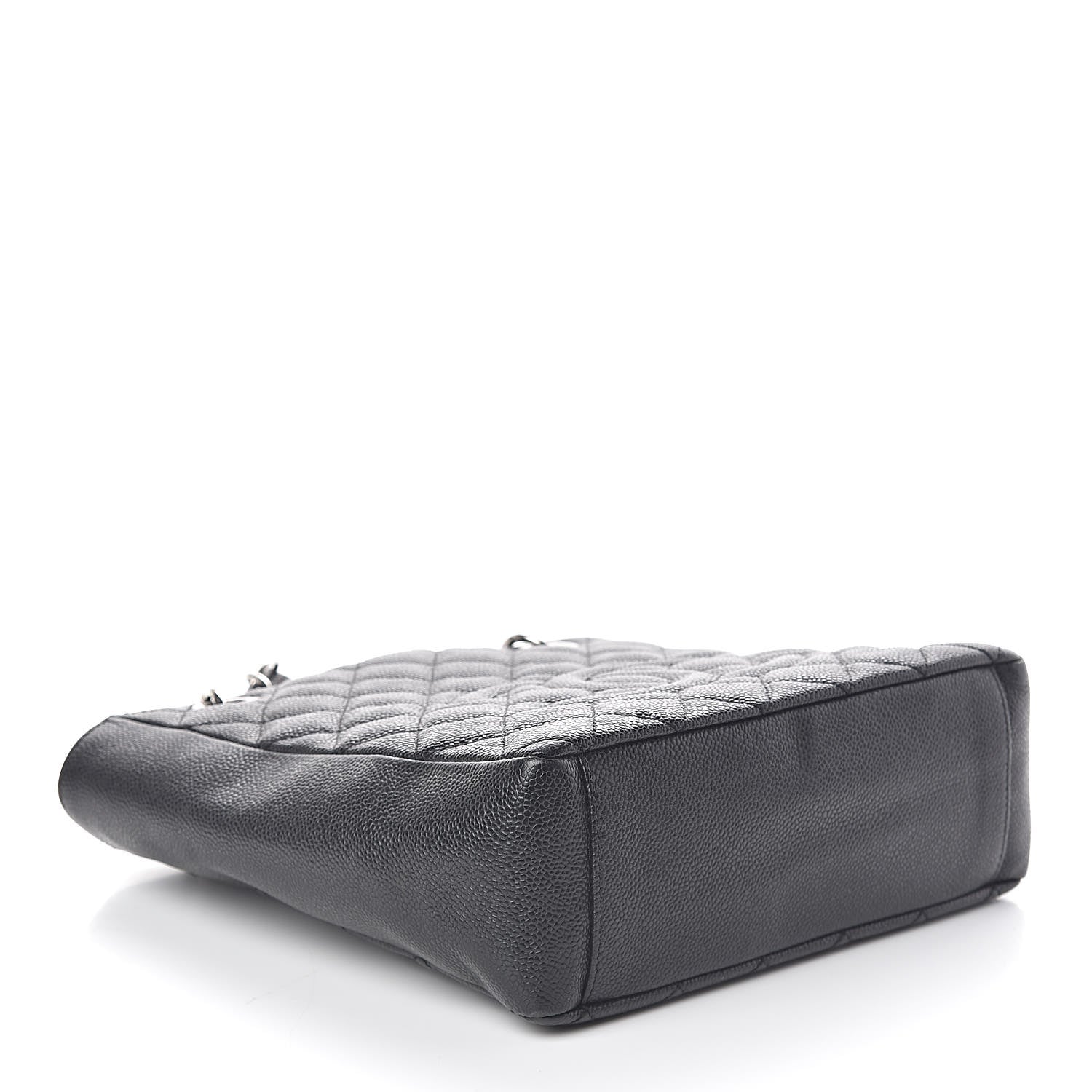 Chanel Caviar Quilted Petit Shopping Tote PST Black 4 of 10