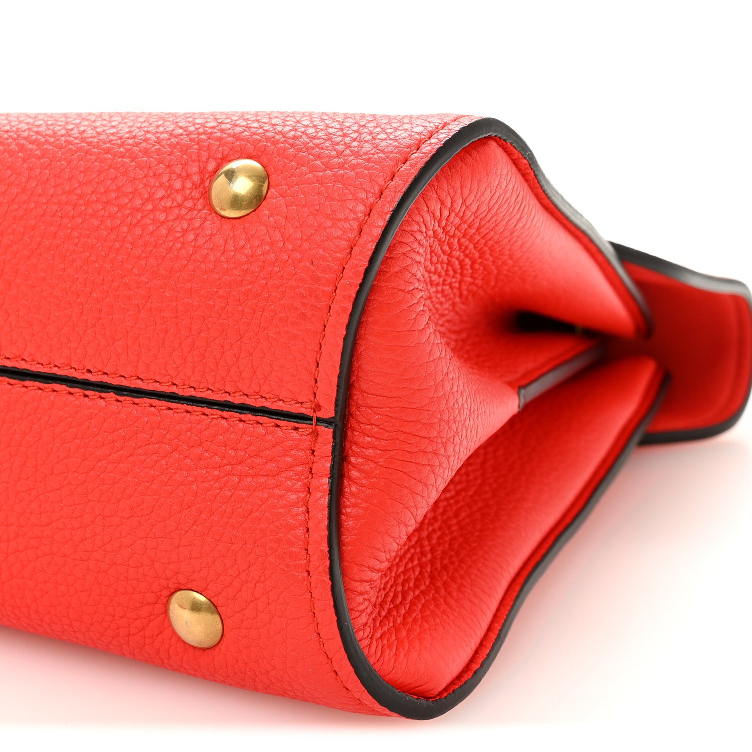 Salvatore Ferragamo Calfskin Small Margot Top Handle Satchel Candy