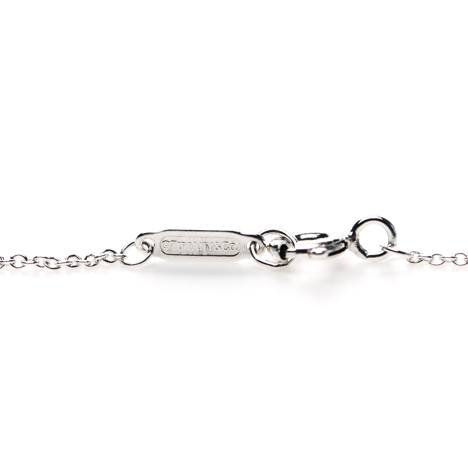 Tiffany Sterling Silver Large Crown Key Pendant Necklace 5 of 7