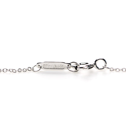 Tiffany Sterling Silver Large Crown Key Pendant Necklace 5 of 7