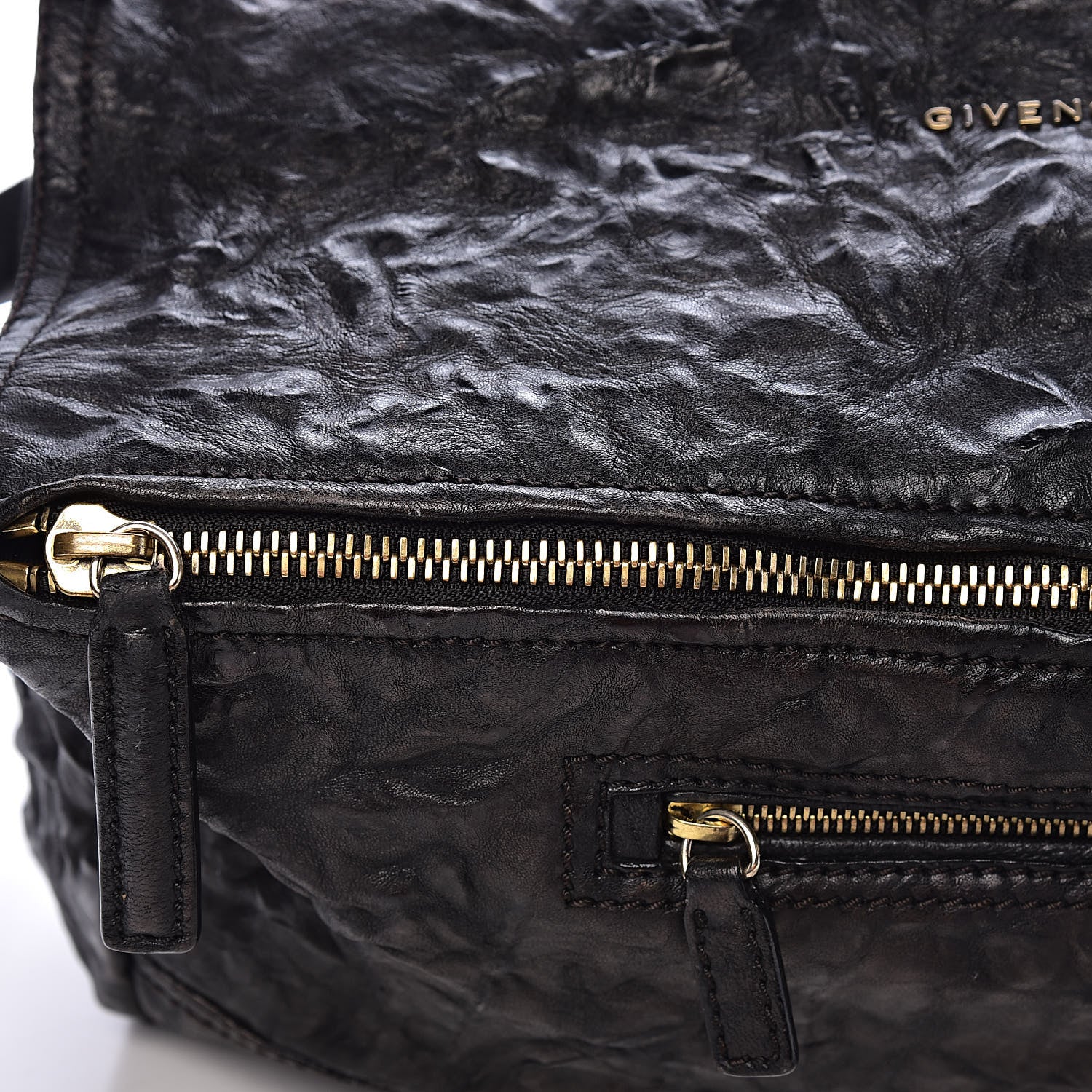 Givenchy Tumbled Sheepskin Large Pandora Black 16 of 18