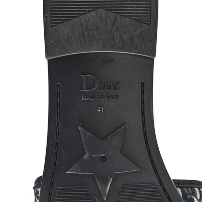 Christian Dior Nylon Oblique Dio(r)evolution Slide Sandals 36 Deep Blue 6 of 14