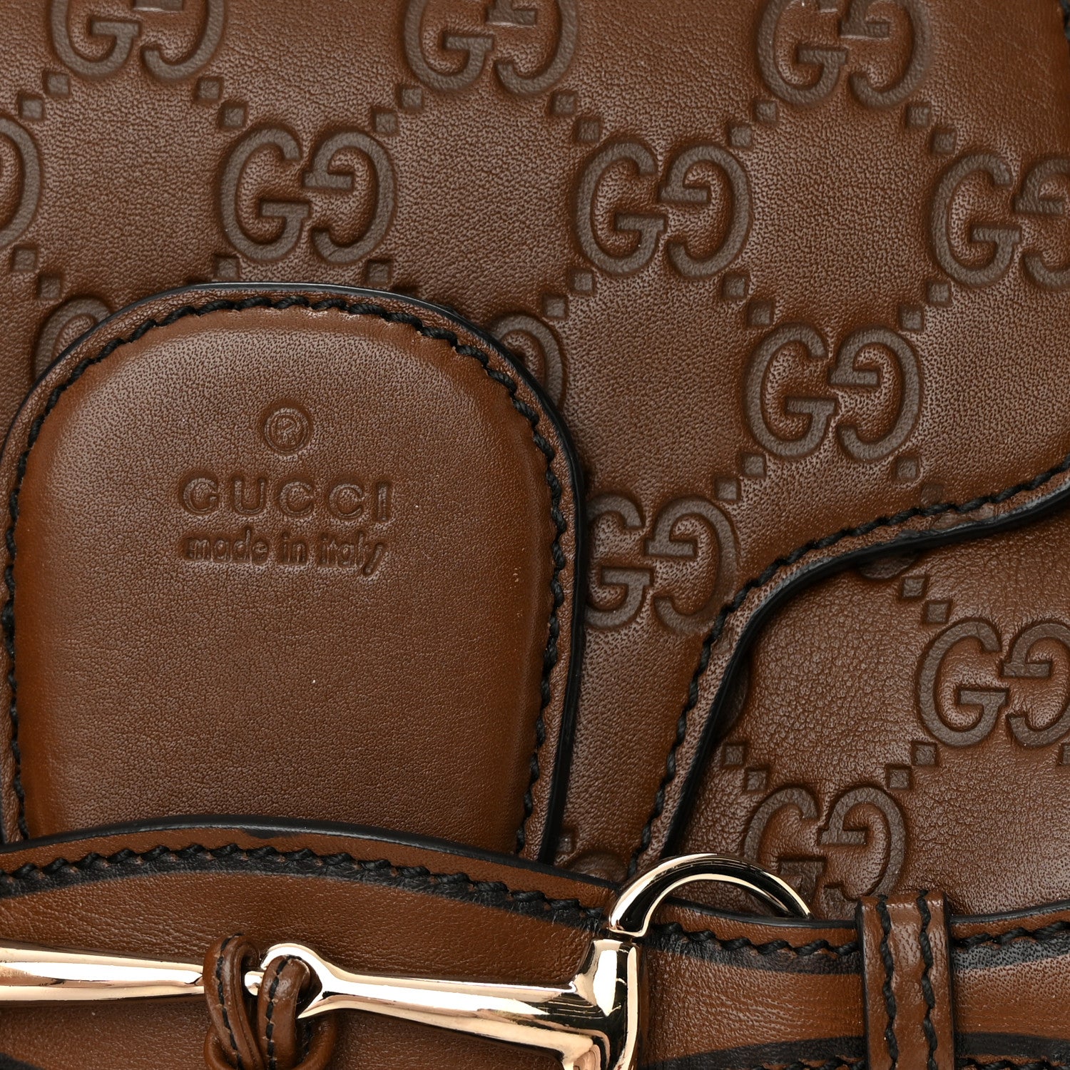 Gucci Guccissima Medium Emily Hobo Brown 14 of 18