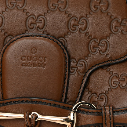 Gucci Guccissima Medium Emily Hobo Brown 14 of 18