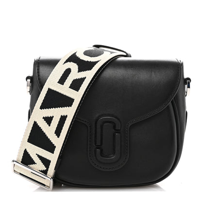 Marc Jacobs Calfskin Small The Covered J Marc Saddle Bag Black 1 of 10