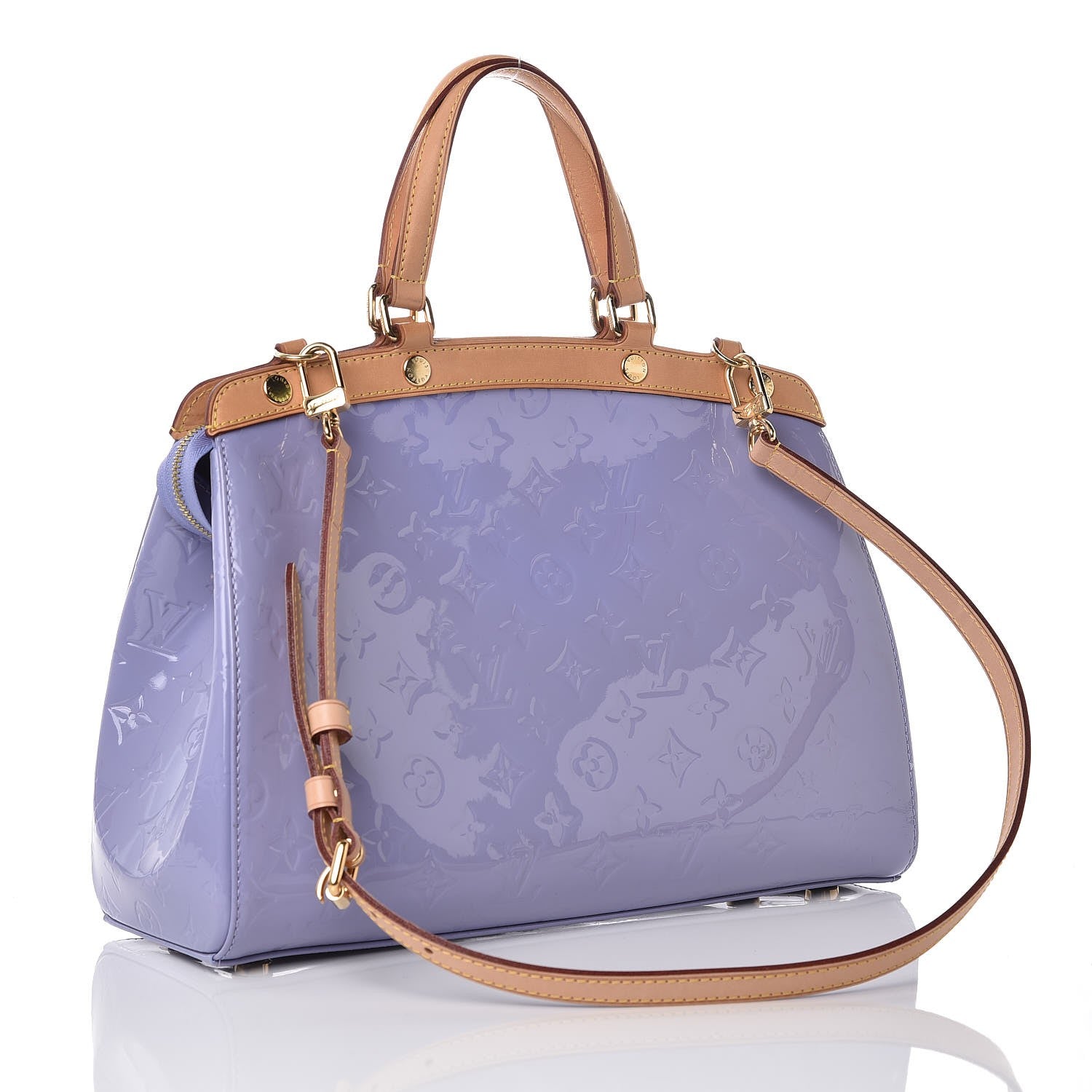 Louis Vuitton Vernis Brea MM Lilac 3 of 7
