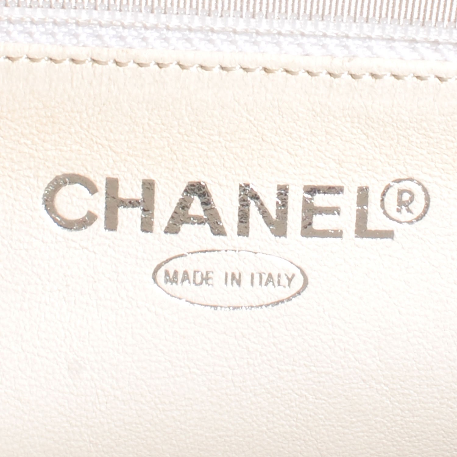 Chanel Patent Chocolate Bar Quilted Tote Beige Black 6 of 9