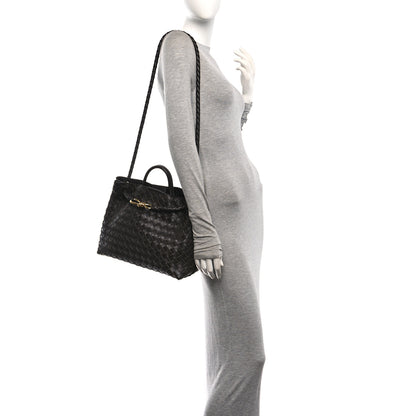 Bottega Veneta Nappa Intrecciato Medium Andiamo Shoulder Bag Fondant 2 of 9