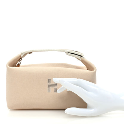 Hermes Canvas Small Bride-A-Brac Pouch Natural 2 of 6