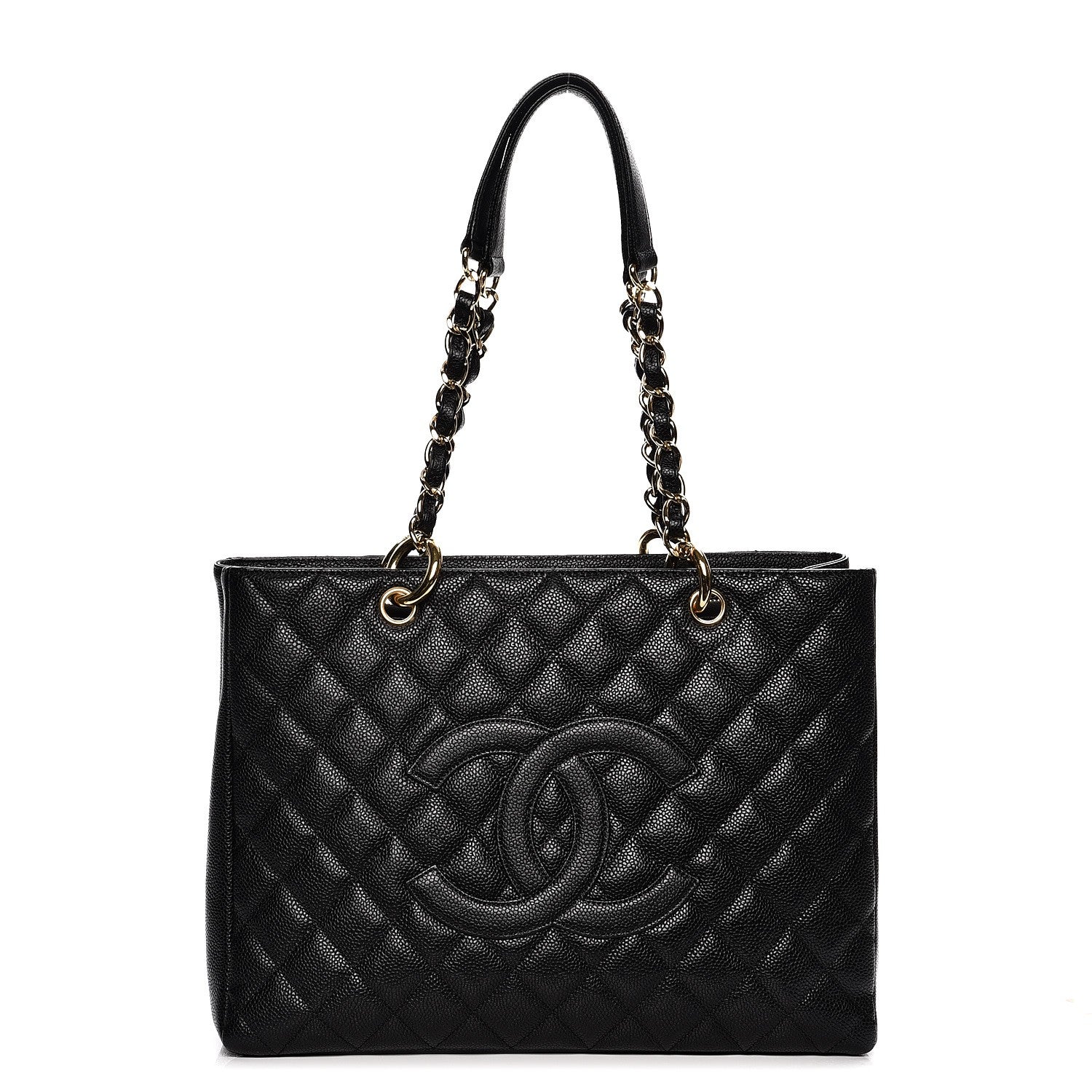 Chanel Caviar Quilted Grand Shopping Tote GST Black 1 of 10