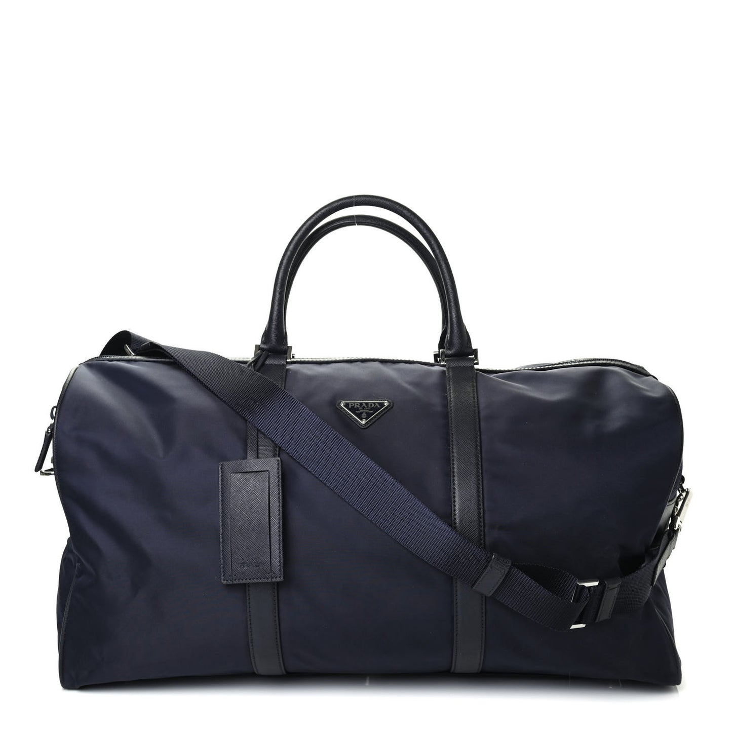 Tessuto Nylon Saffiano Viaggio Duffle Baltico