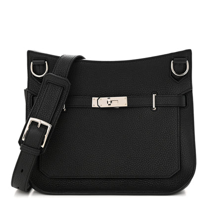 Hermes Taurillon Clemence Jypsiere 28 Black 1 of 11