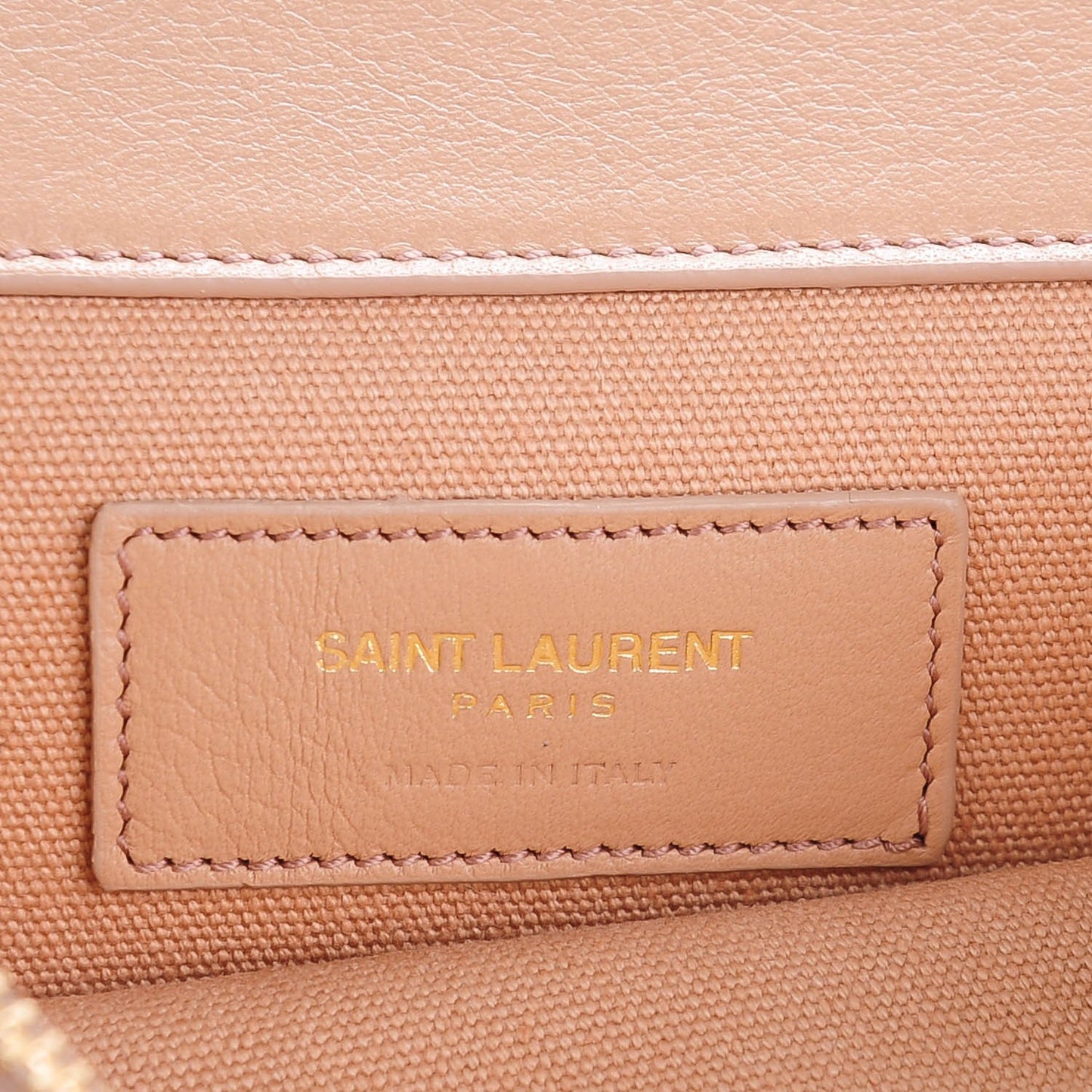 Calfskin Canvas Small Muse Two Beige