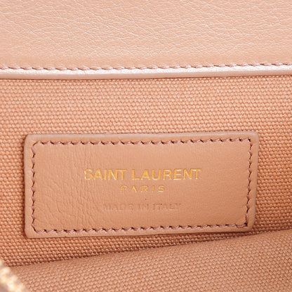 Saint Laurent Calfskin Canvas Small Muse Two Beige 6 of 7