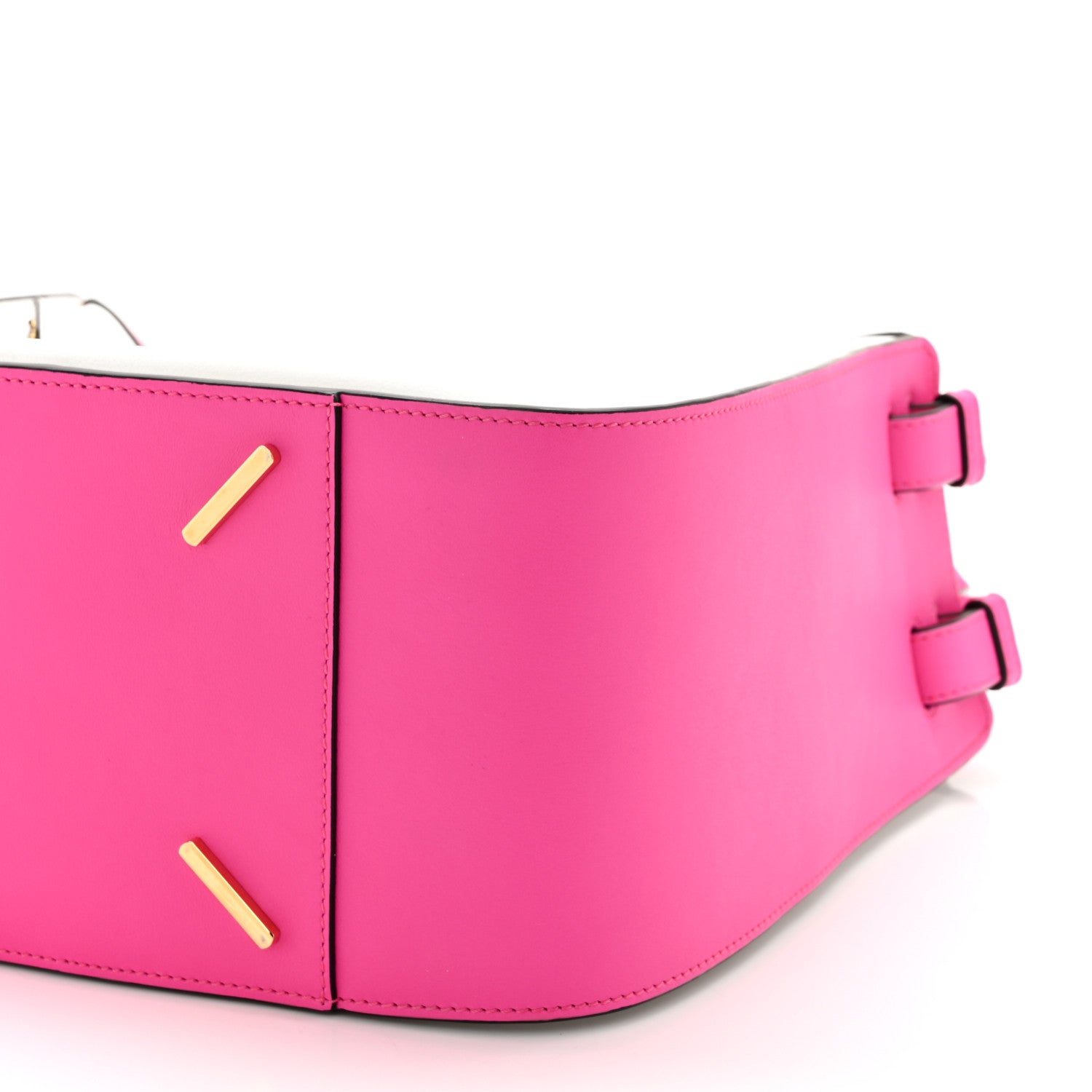 Loewe Calfskin Small Hammock Shoulder Bag Shocking Pink White 10 of 10