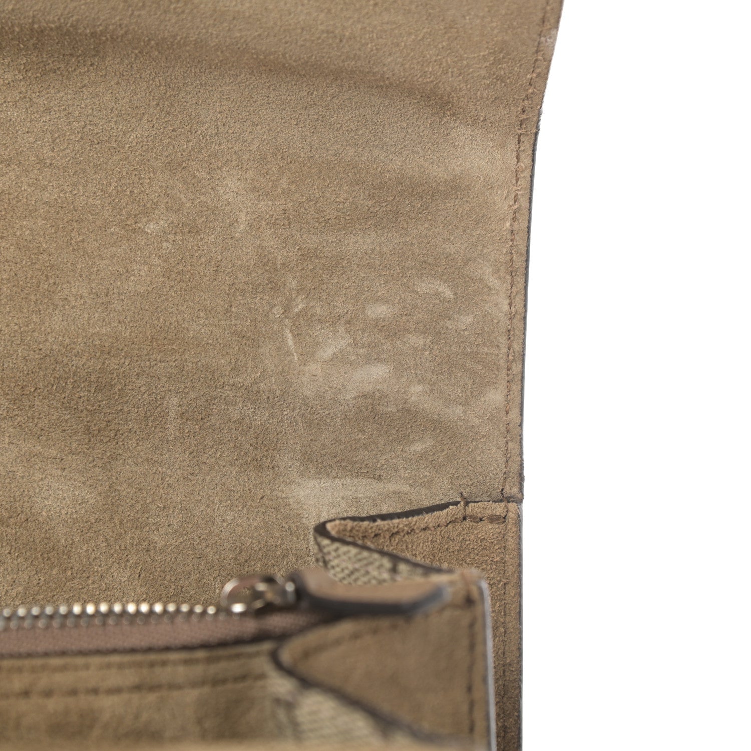 Gucci GG Supreme Monogram Small Dionysus Shoulder Bag Taupe 11 of 13