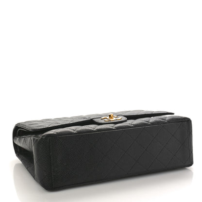 Chanel Caviar Quilted Maxi Double Flap Black 4 of 9