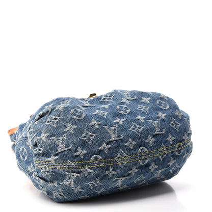 Louis Vuitton Monogram Denim Pleaty Blue 4 of 10