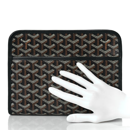 Goyard Goyardine Jouvence MM Toiletry Pouch Black 2 of 8