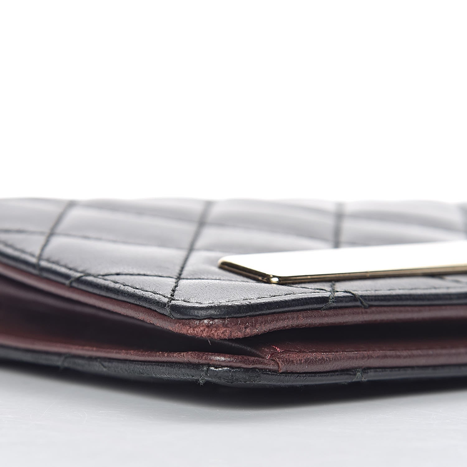 Chanel Lambskin Quilted Trendy CC Yen Wallet Black 9 of 13