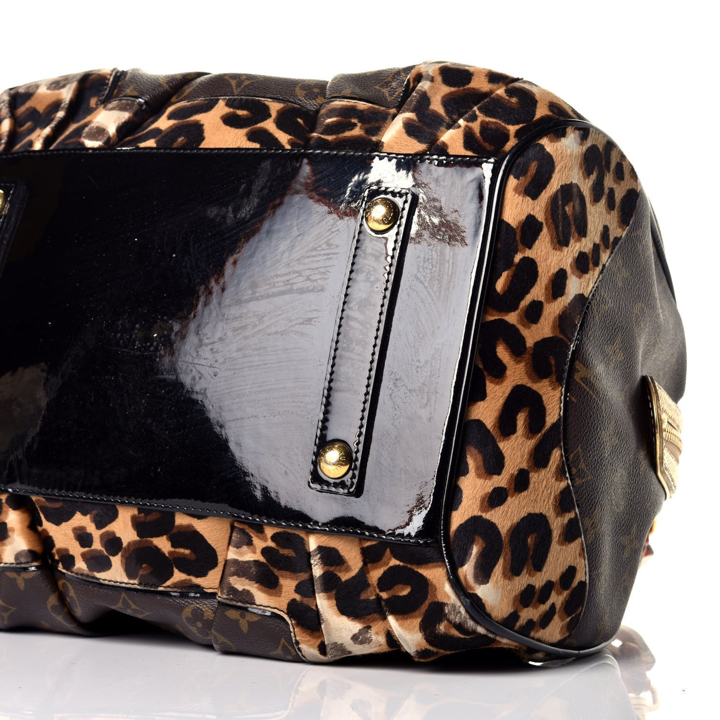 Monogram Leopard Stephen Bag