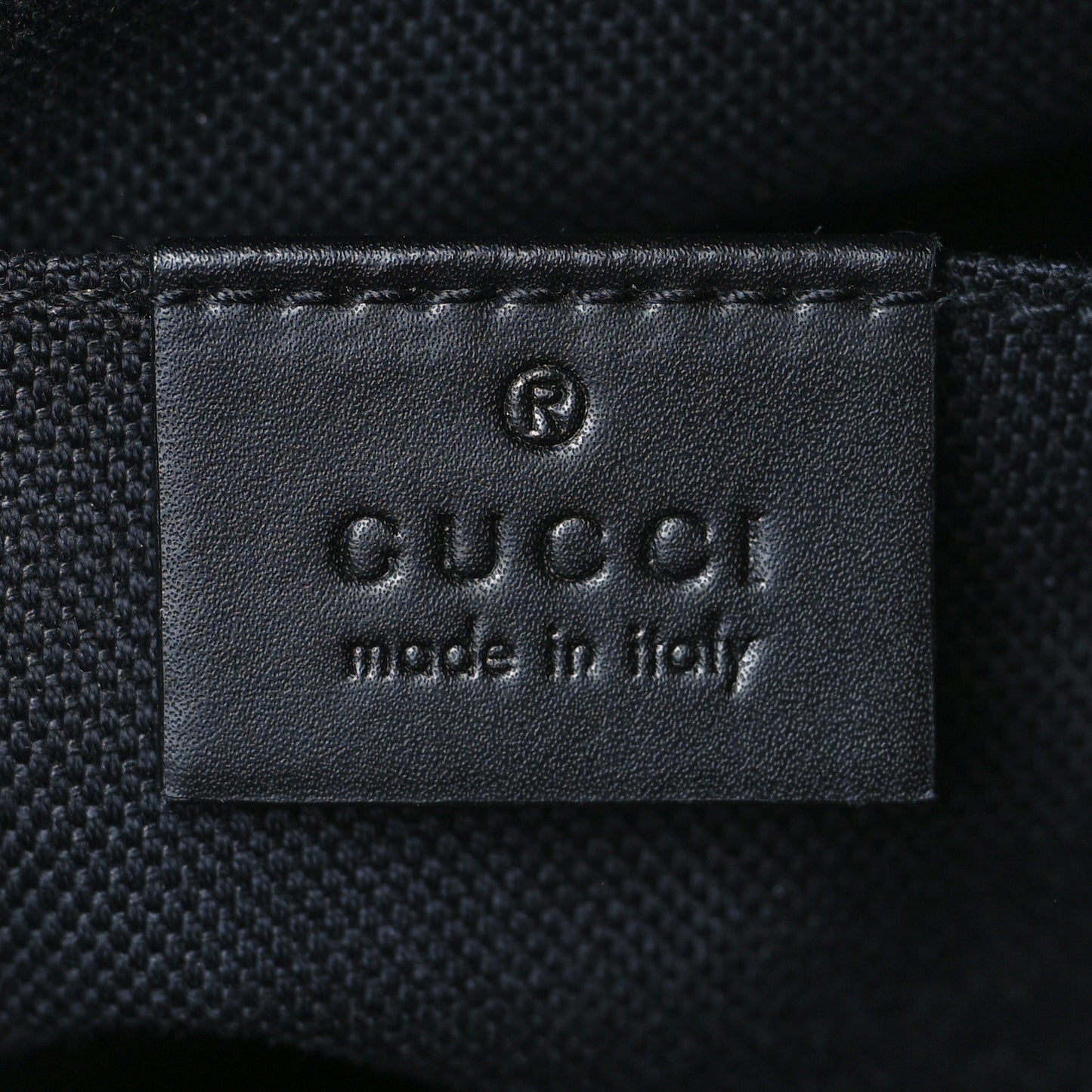 GG Supreme Monogram Web Small Flat Messenger Bag Black Grey