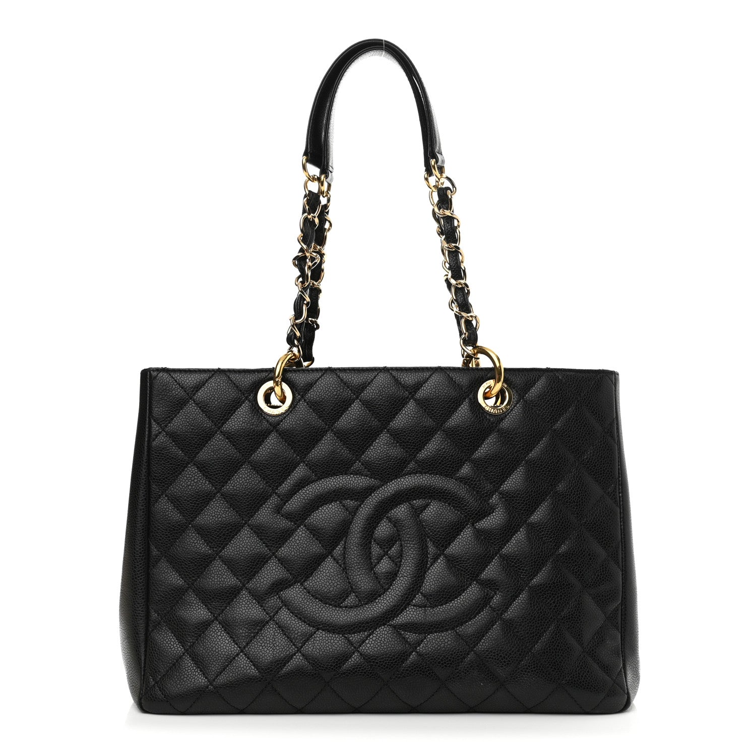 Chanel Caviar Quilted Grand Shopping Tote GST Black 1 of 11