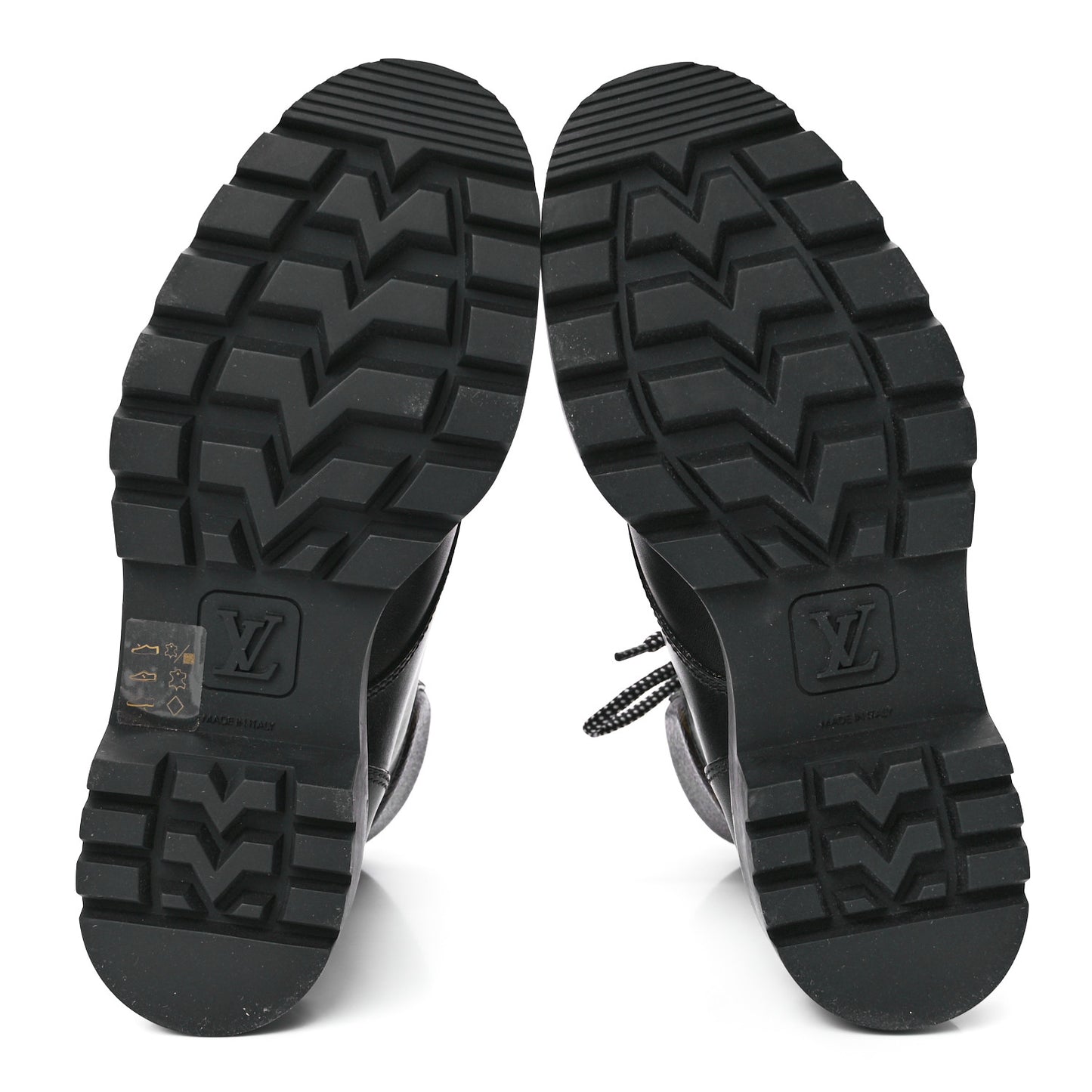 Calfskin Monogram Territory Flat Ranger Boots 37.5 Black