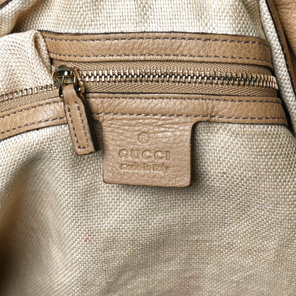 Gucci Pebbled Calfskin Large Soho Chain Shoulder Bag Nude 6 of 13